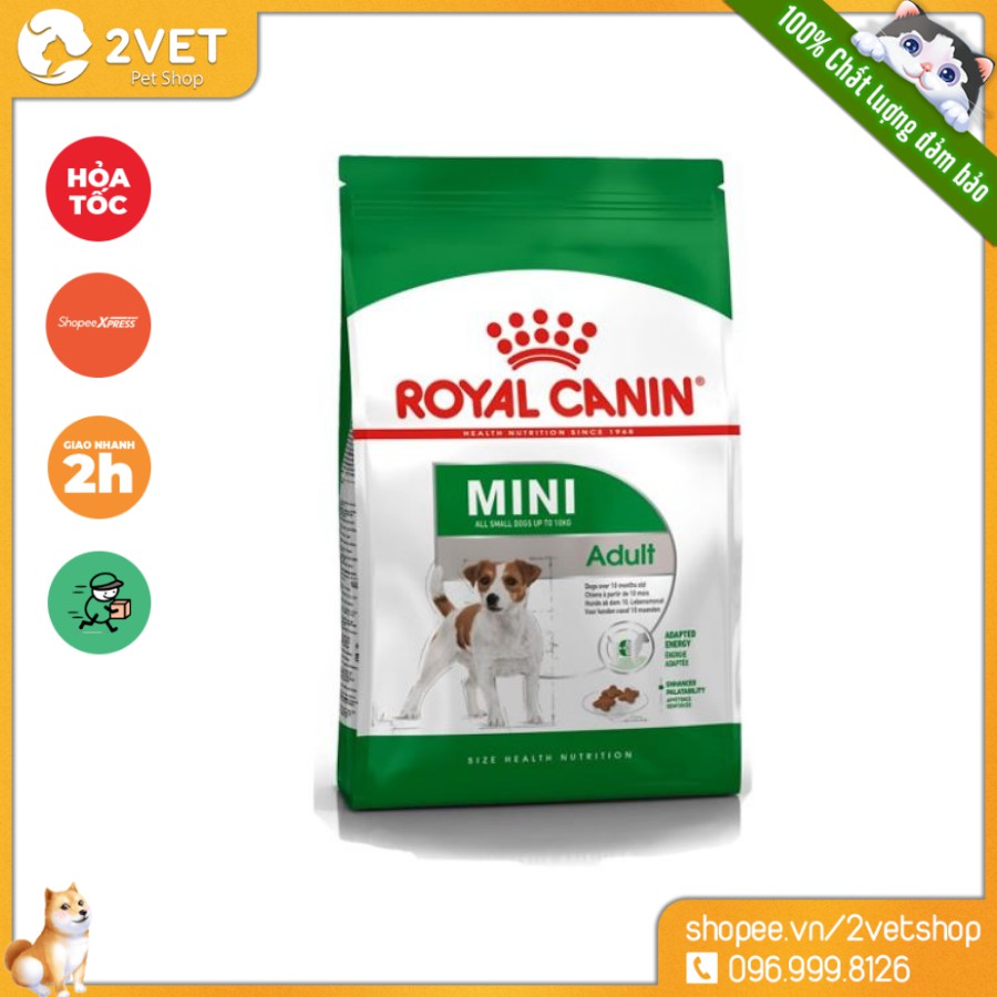 Royal Canin Mini Adult - Bao 15Kg – Đồ Ăn Cho Thú Cưng - Dành Cho Chó Nhỏ Trưởng Thành – Hàng Nhập Khẩu