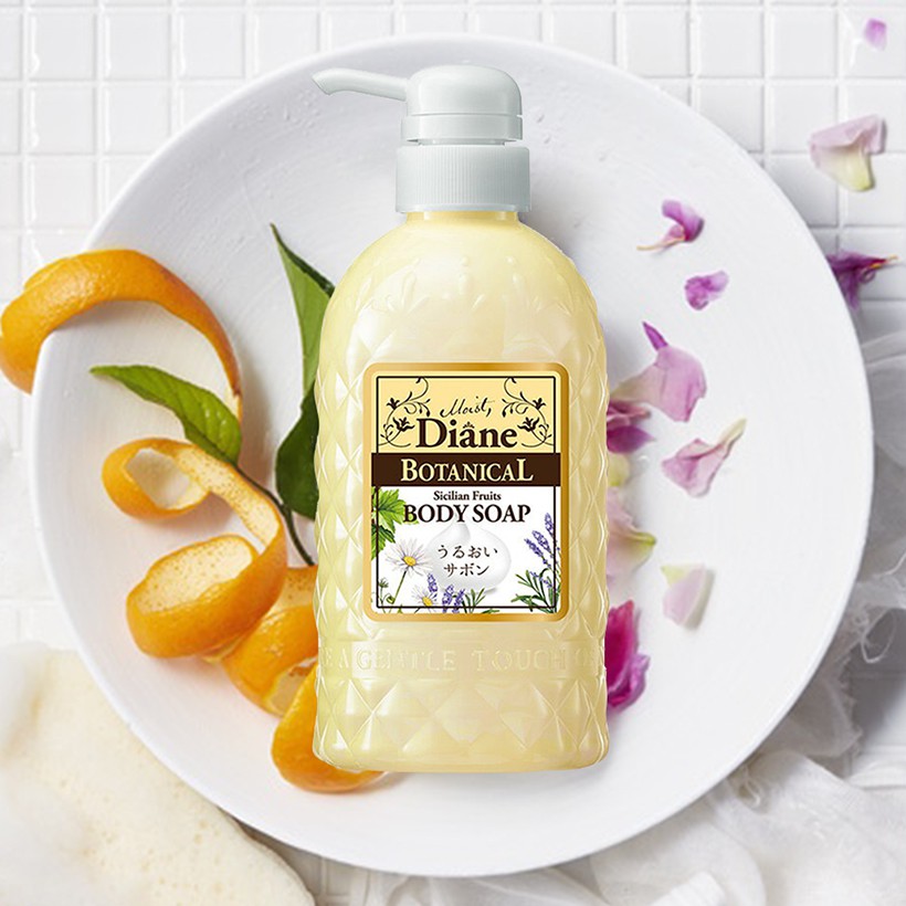 Sữa tắm tự nhiên cấp ẩm cho da nhạy cảm Moist Diane - 500 ml/ chai