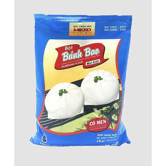 Bột làm Bánh Bao Mikko MJ-535 gói 400g / 1kg