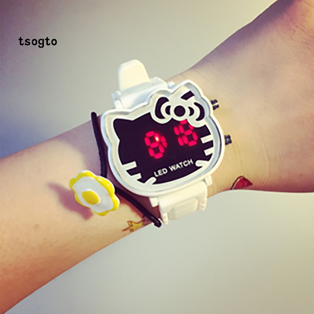 Đồng Hồ Điện Tử Có Đèn Led Dạ Quang Cho Bé Gái | BigBuy360 - bigbuy360.vn