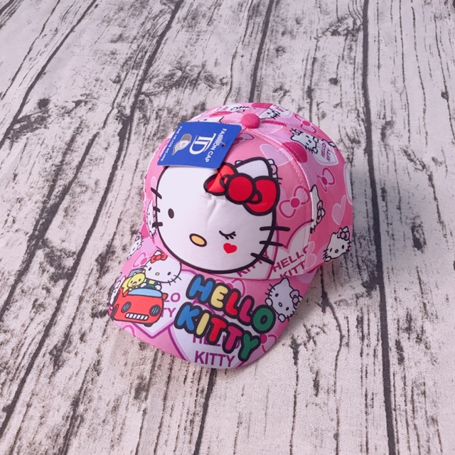 Nón Lưỡi Trai Hello Kitti Bé Gái (Màu Hồng)