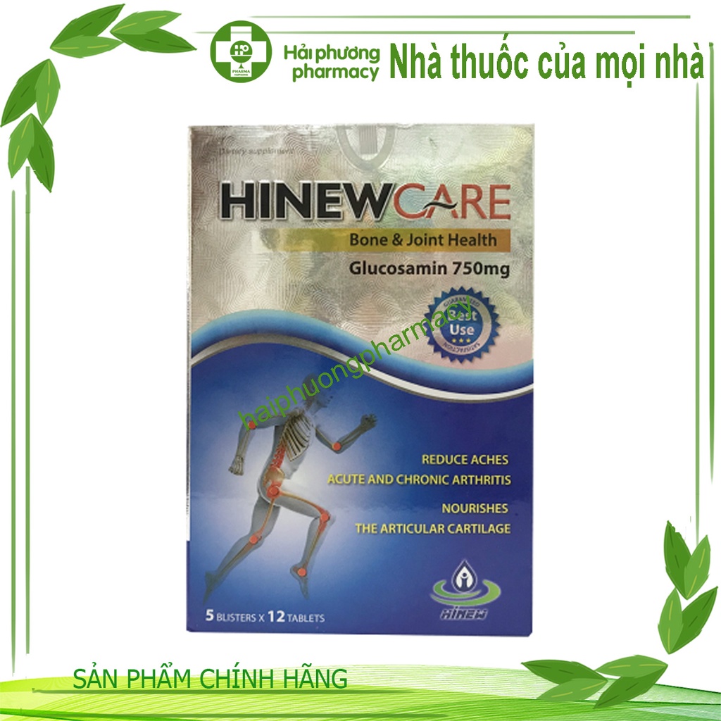 Viên uống thoái hóa khớp HINEWCARE - Hỗ trợ giúp khớp vận động linh hoạt, giảm đau mỏi