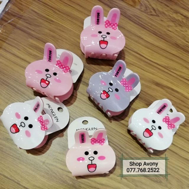 Gắp tóc thỏ cony dễ thương