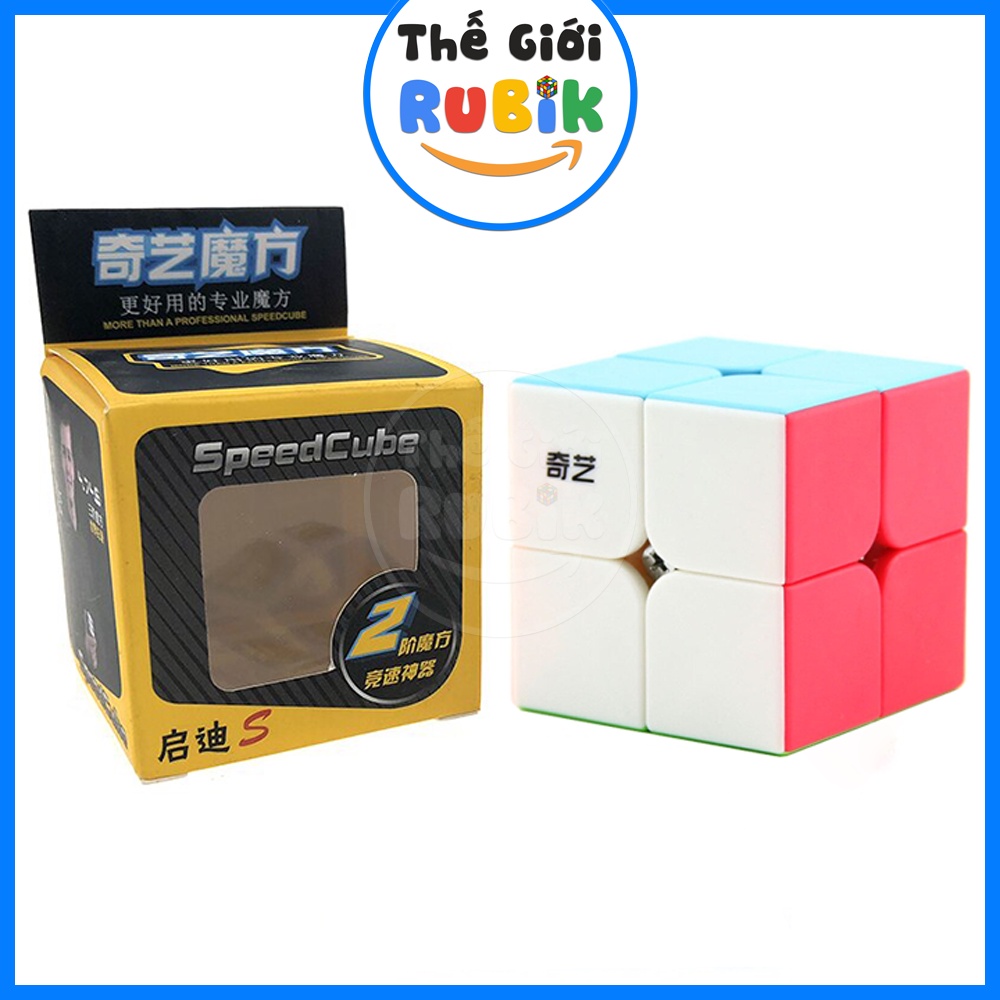 Rubik 2x2 QiYi QiDi S 2x2 Chất Lượng Cao Giá Rẻ Viền Đen, Không viền | Thế Giới Rubik