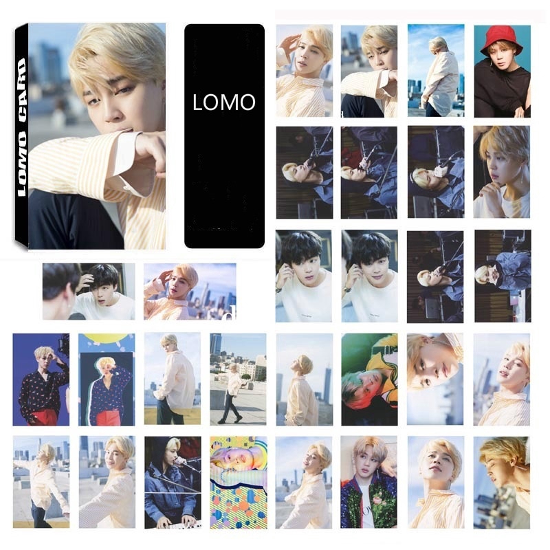 Tấm ảnh lomo card JUNG KOOK SUGA nhóm nhạc BTS