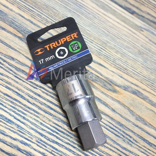 17mm đầu tuýp lục giác 1/2in truper 13286
