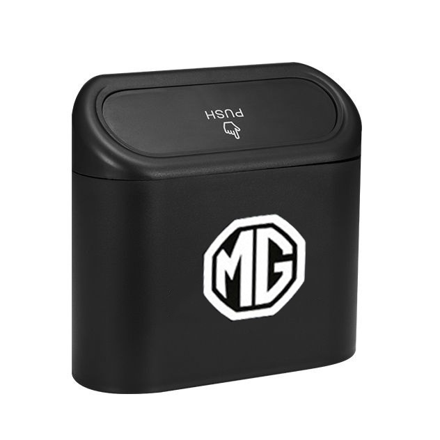 Hộp Đựng Rác Hình Vuông Màu Đen Bằng Nhựa Abs Gắn Xe Hơi Tiện Dụng MG ZS HS MG3 MG5 MG6