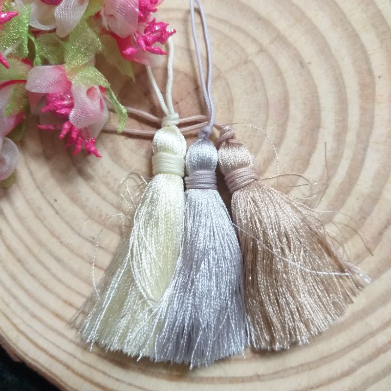 Dây tua rua trang trí ,dây dài 6cm và 10cm.