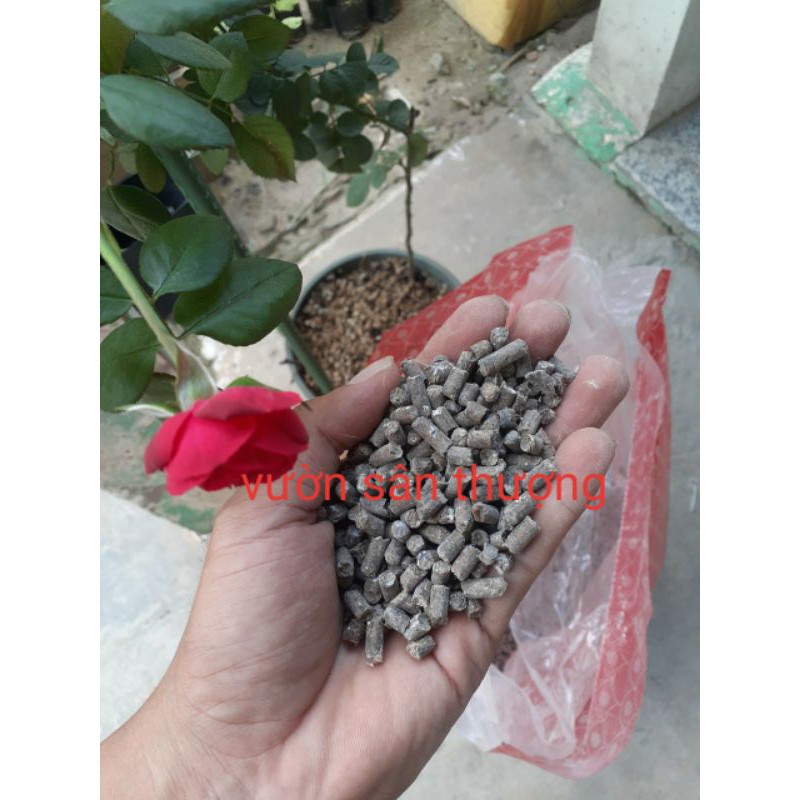 Phân Hữu Cơ Khoáng Nhật (gói 1kg), 80% Hữu Cơ Cung Cấp Axit Humic, Ca, K Cho Lan, Hoa Hồng, Cây, Củ Quả