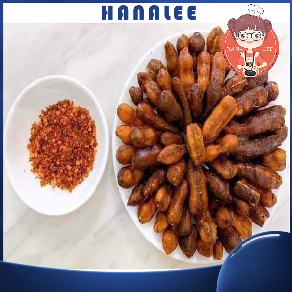500g Me Lào Muối Ớt Một Nắng - Tặng kèm muối tôm ớt