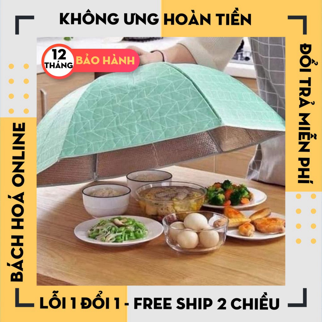 [Hàng Loại 1] Lồng bàn giữ nhiệt thức ăn 6 cạnh gấp gọn siêu tiện lợi