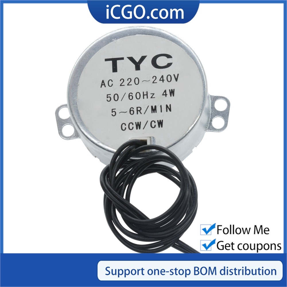 49KTYZ AC 220-240V TYC-50 4W Động cơ AC nhỏ 10RPM 30RPM 50RPM CWCCW TYC
