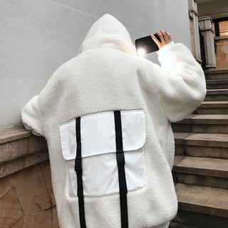 [ORDER] Áo khoác oversize nam lông cừu