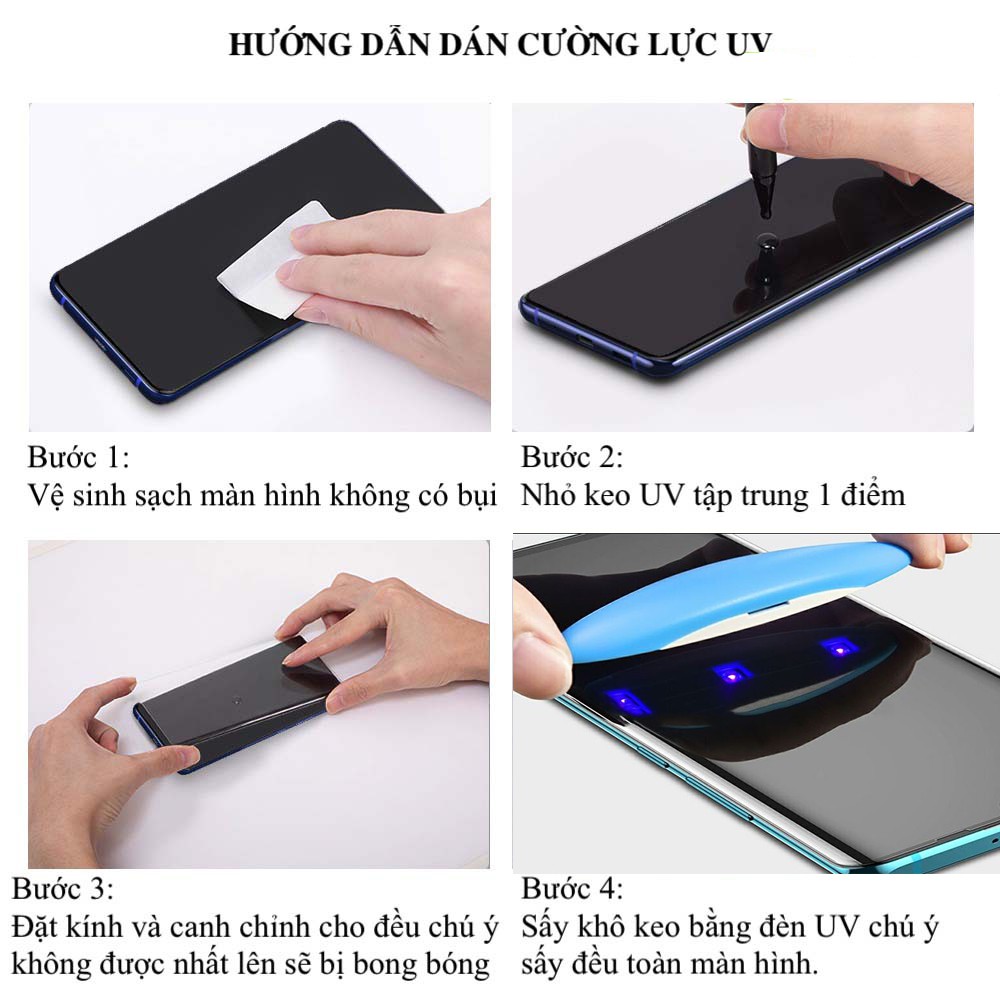 Kính full keo UV Xịn Samsung S7Edge/ S8/S9/S10/S10 5G/S20/Ultra/S21/ S21 Ultra/ S21FE/S22/Note 8/ Note9/ Note10/ Note 20
