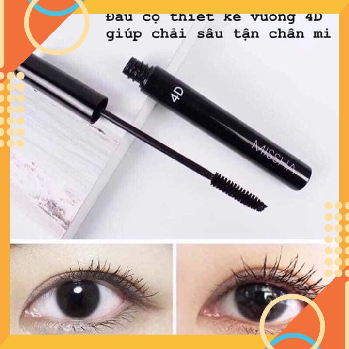 Chuốt Mi Missha , Dày Mi , Dài Mi , Cong Mi , Lâu Trôi The Style 4D Mascara [ Chính Hãng ] | BigBuy360 - bigbuy360.vn