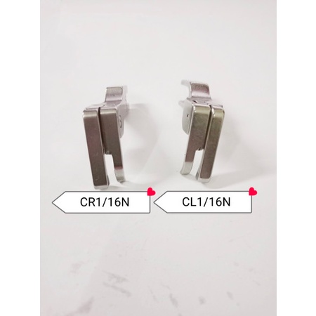 Chân vịt sắt mí trái / phải 2mm (CR1/16N &amp; CL1/16N) dùng cho máy may công nghiệp