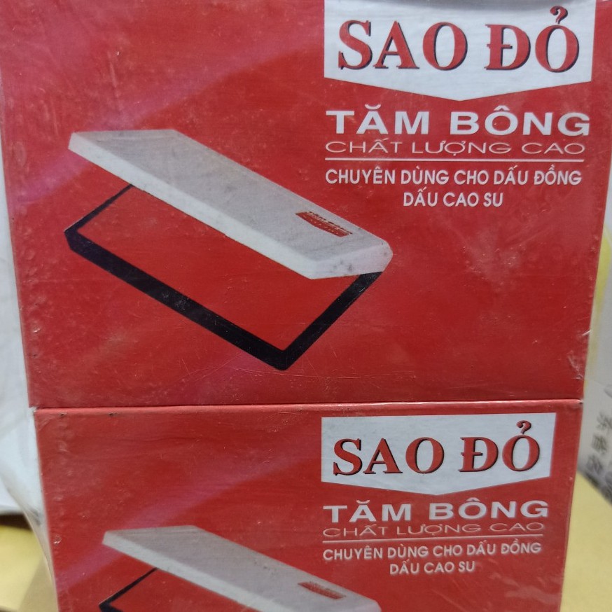 Tampon chuyên dùng cho dấu đồng, dấu cao su Sao Đỏ