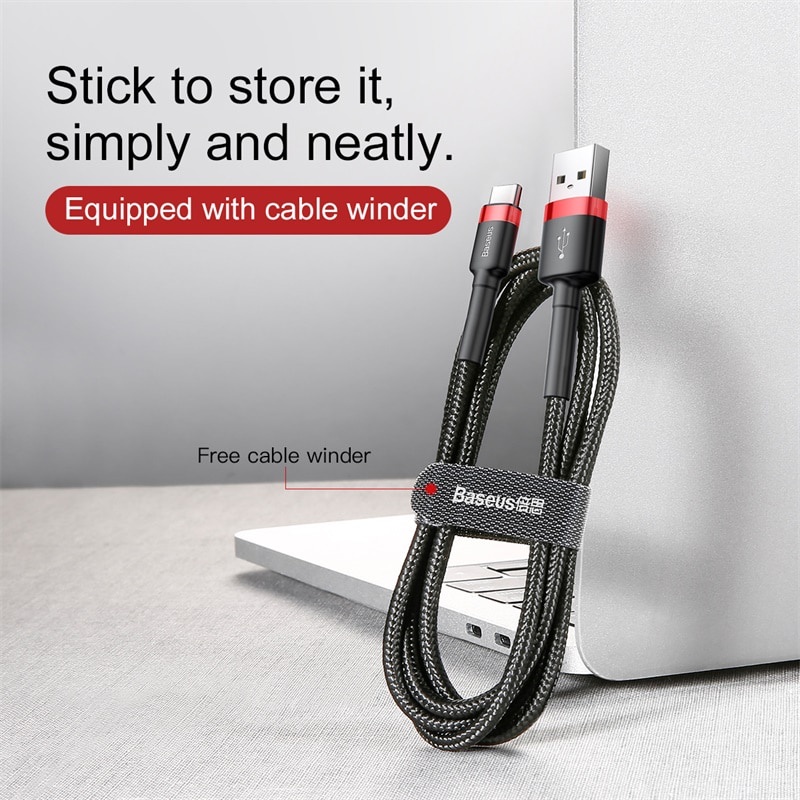 SAMSUNG Cáp Sạc Nhanh Baseus Type C 3.0 USB C Cho Huawei P40 Xiaomi Mi 10 8 USB-C