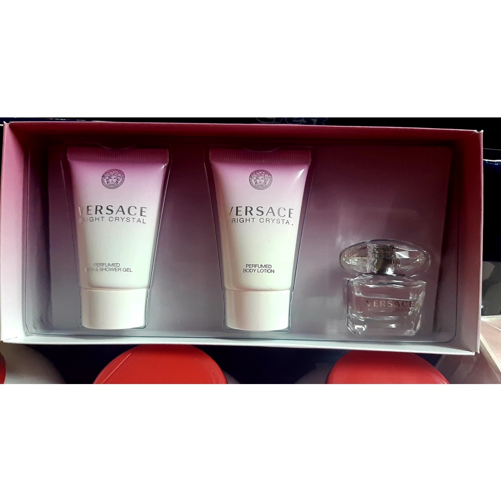 Set mini Versace Bright Crystal 🌼🌼🌼 (HÀNG CHUẨN CHÍNH HÃNG)