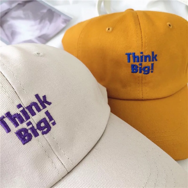 Mũ lưỡi trai nam nữ đẹp thêu chữ ,mũ phớt Nón kết phong cách Ulzzang form unisex THINGBIG