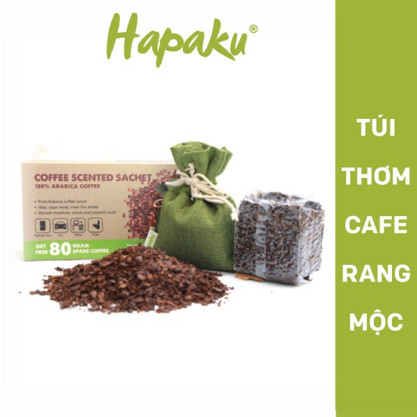 Túi Thơm Cà Phê Arabica - Cà Phê Arabica Nguyên Chất Rang Mộc - Hapaku
