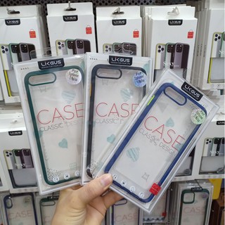 Ốp lưng Likgus trong suốt viền màu iPhone 7 Plus/ 8 Plus