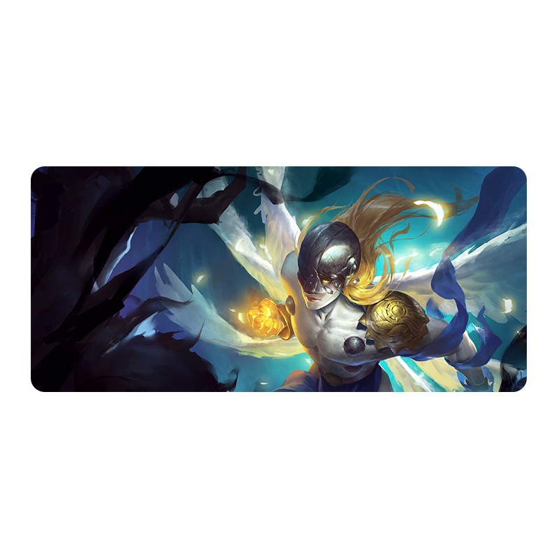 ☾❄☬☽Digital baby mouse pad oversized anime lock edge computer desk pad peripheral Agumon greymon angewomon