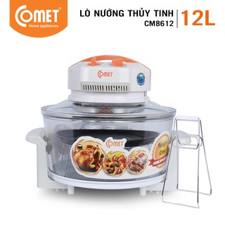 Lò nướng thủy tinh 12L Comet CM8612