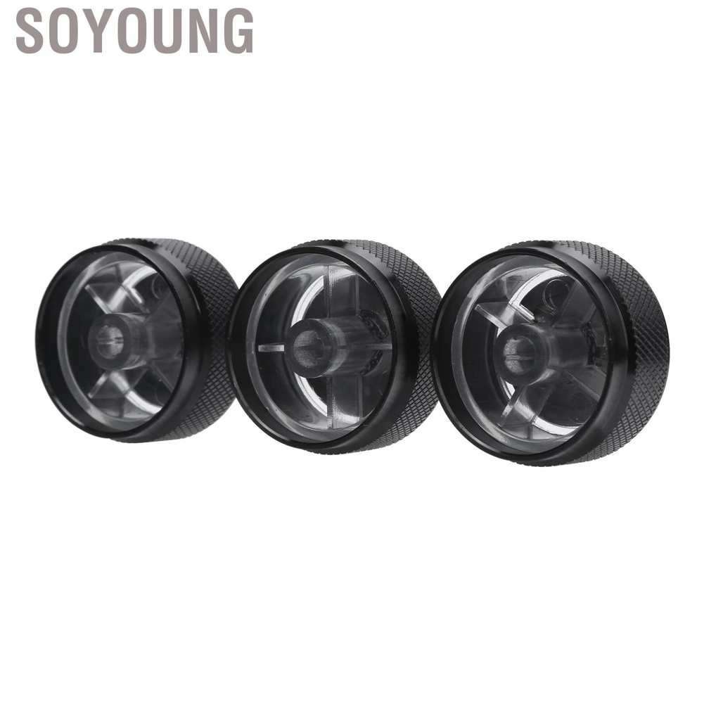 Set 3 núm vặn điều hòa xe hơi thay thế cho Vios 2002‐2014