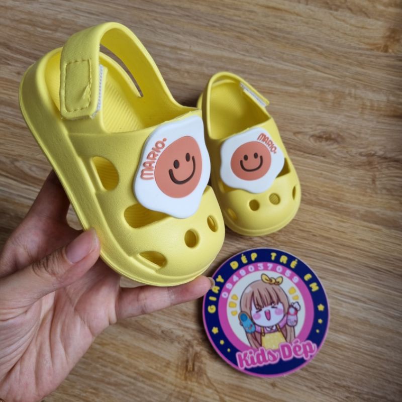 [SALE XẢ KHO]Giày Sandal quai dán Cheerful Mario mẫu mới 2021 cho bé trai gái 1-5 tuổi (MS6210)