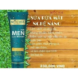 Sữa rửa mặt nghệ nano