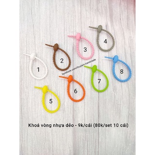Khoá vòng nhựa dẻo/ Khoá vòng silicon