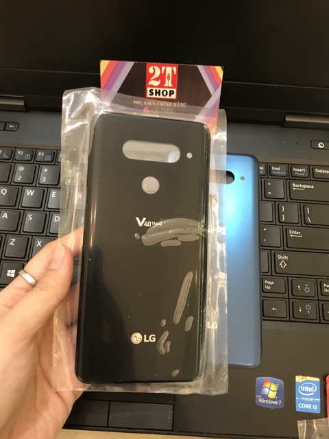 KÍNH LƯNG LG V40 ZIN CHUẨN KÈM RON XỊN