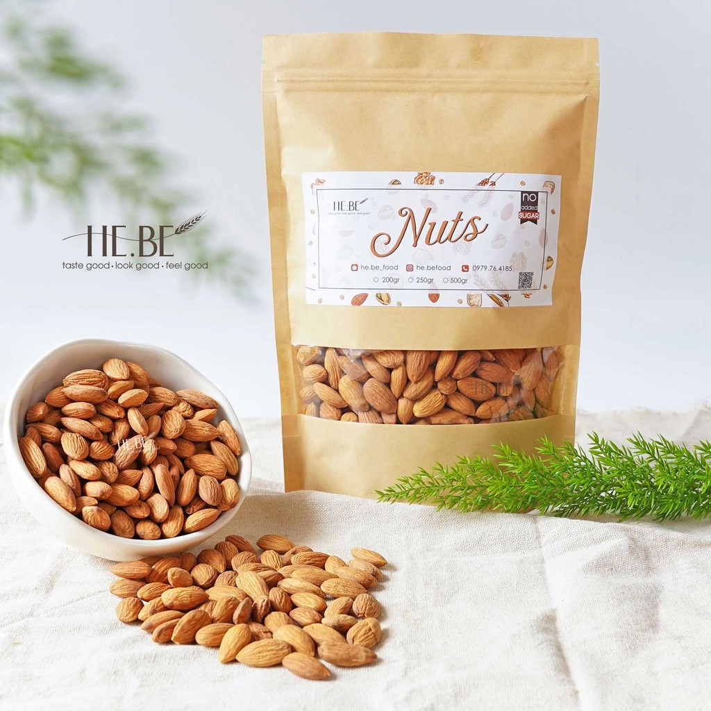 Hạnh Nhân Nướng Giòn Nguyên Hạt by Hebe | BigBuy360 - bigbuy360.vn