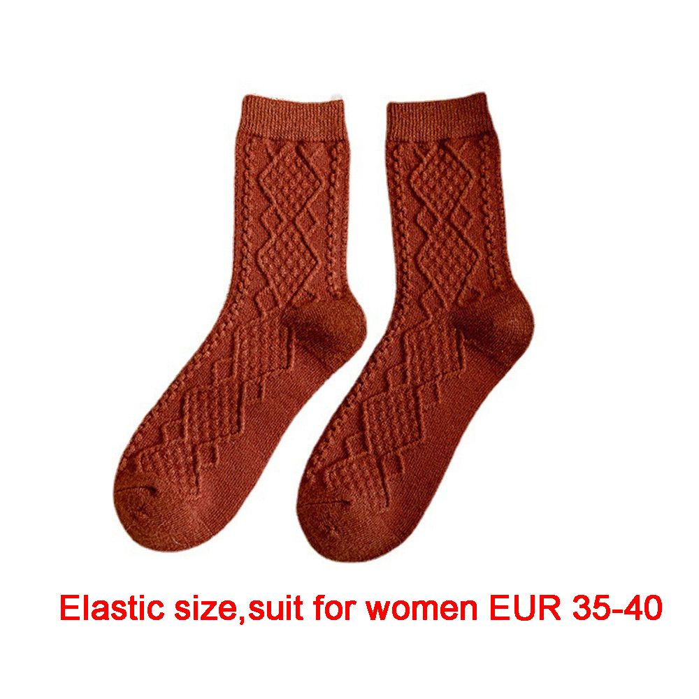 Vớ len cashmere cổ cao nhiều màu phong cách Nhật Bản cho nữ