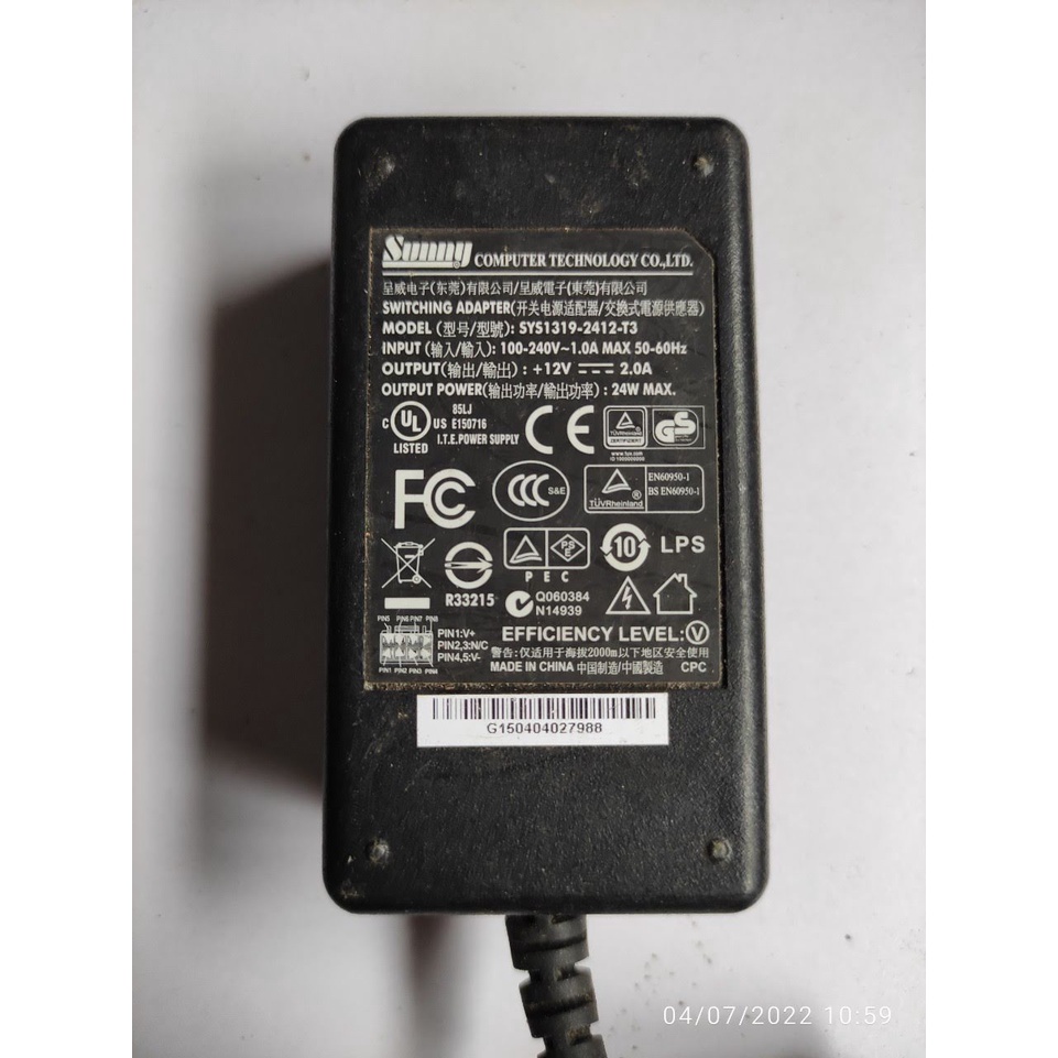 Nguồn, sạc, adapter 12v cũ cắt dây loại tốt