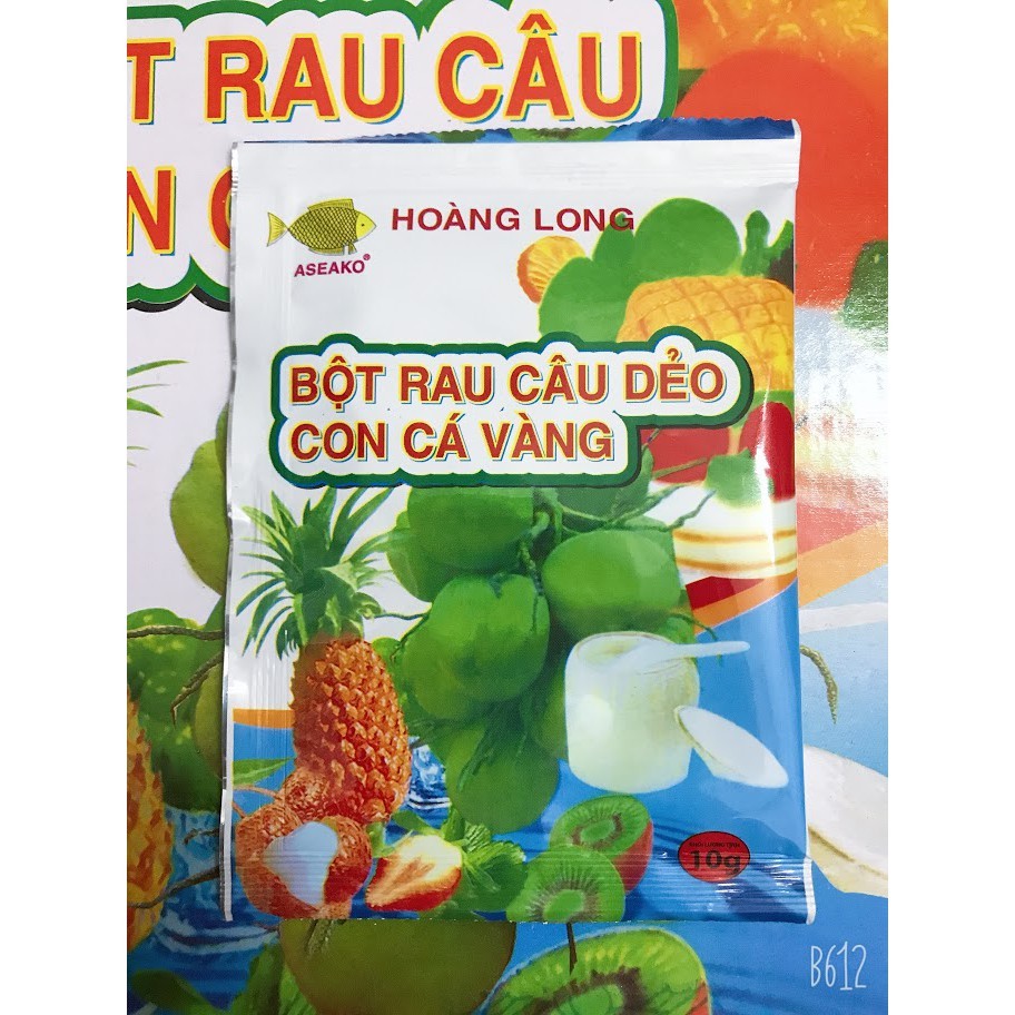 Bột Rau Câu Con Cá Dẻo Hiệp Long Gói 12g