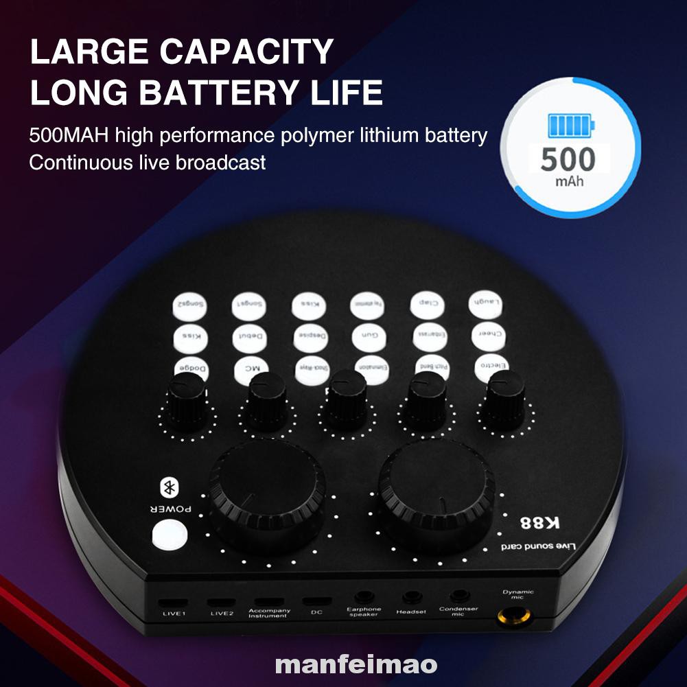 Mobile Micro Bluetooth Hát Karaoke 6 Chế Độ Thẻ