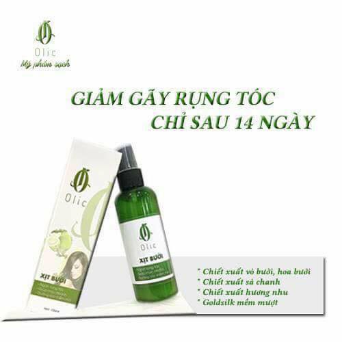 xịt bưởi dưởng tóc Olic 100ml