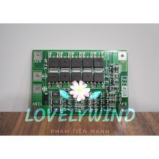 Mạch 3S 12,6V 25A, 40A. Mạch bảo vệ pin Lithium ion 3S