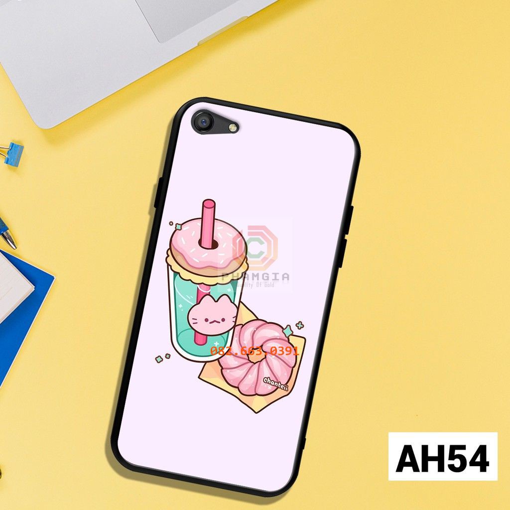 Ốp lưng Oppo F3 Plus in hình trà sữa dễ thương