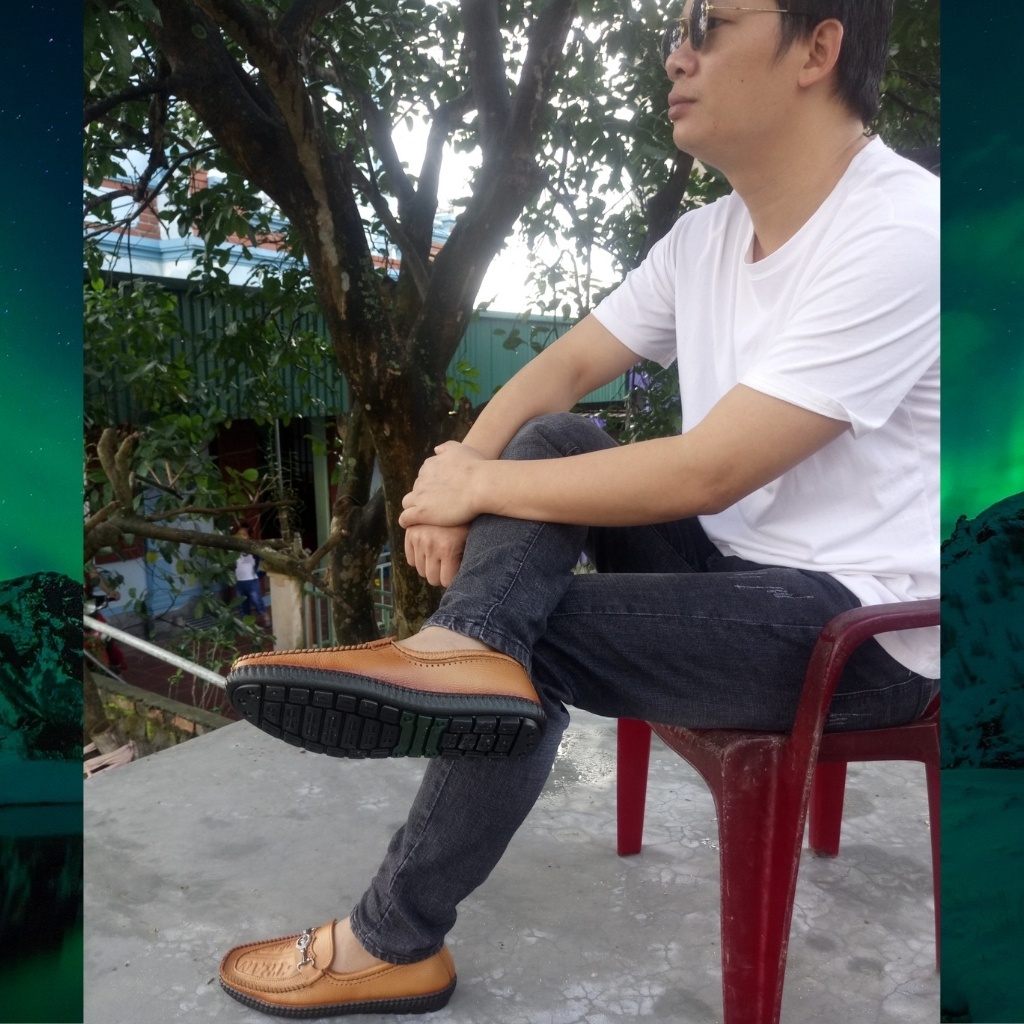 Giày lười nam,giày da nam mã K221 hàng thủ công tinh xảo cao cấp việt nam,chất liệu da bò với 3 màu đen,nâu mận,vàng bò.