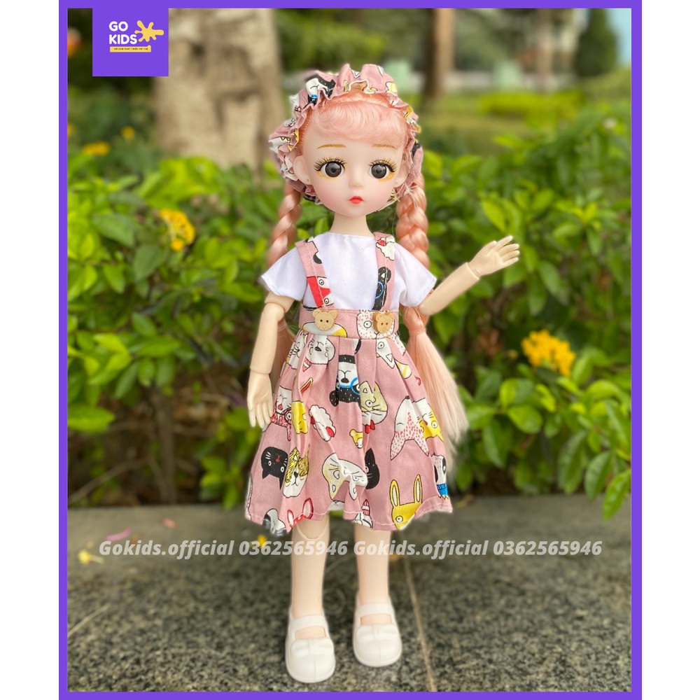 Búp bê ella mắt đá,có khớp cao cấp, cao 30 cm ( ảnh/video shop chụp)