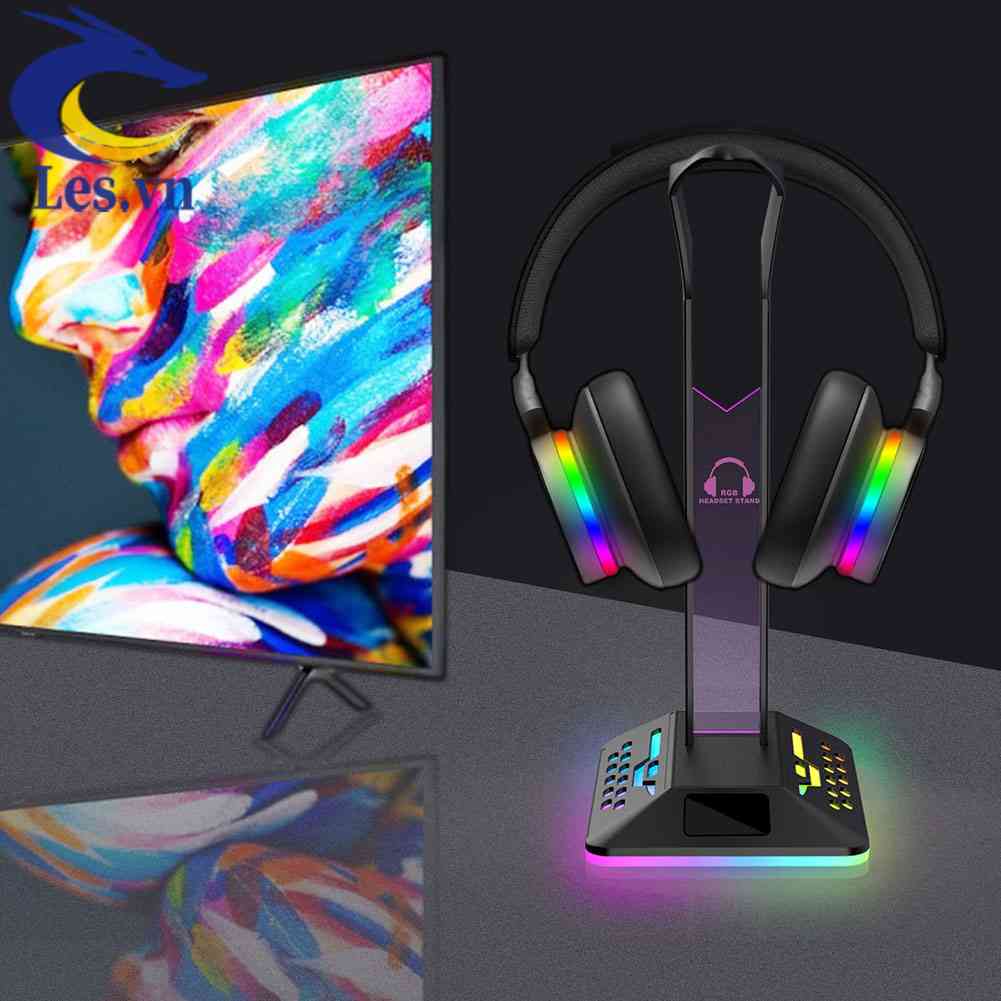 Giá Đỡ Tai Nghe Chơi Game 6 Chế Độ Màu RGB