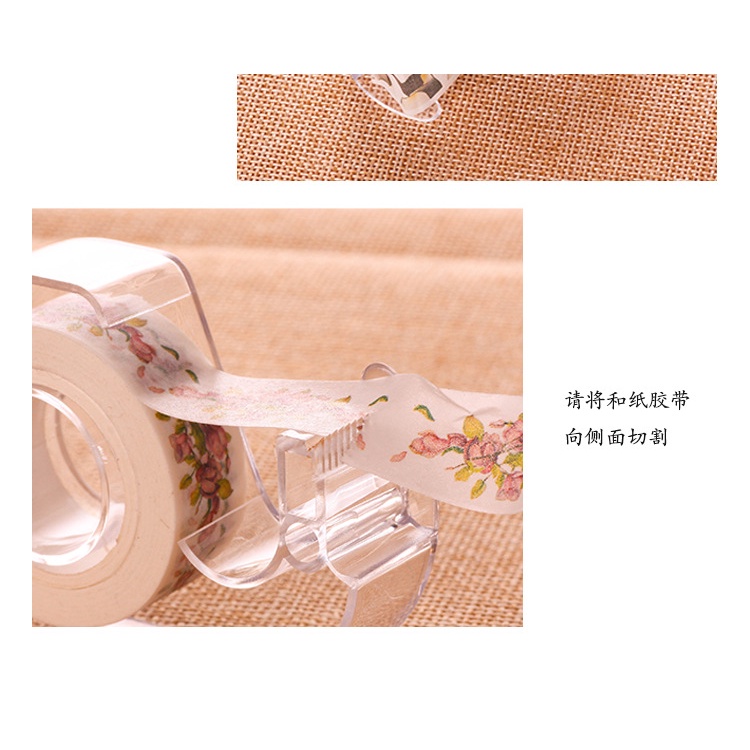 Đế giữ cắt băng keo trong suốt 1.5cm