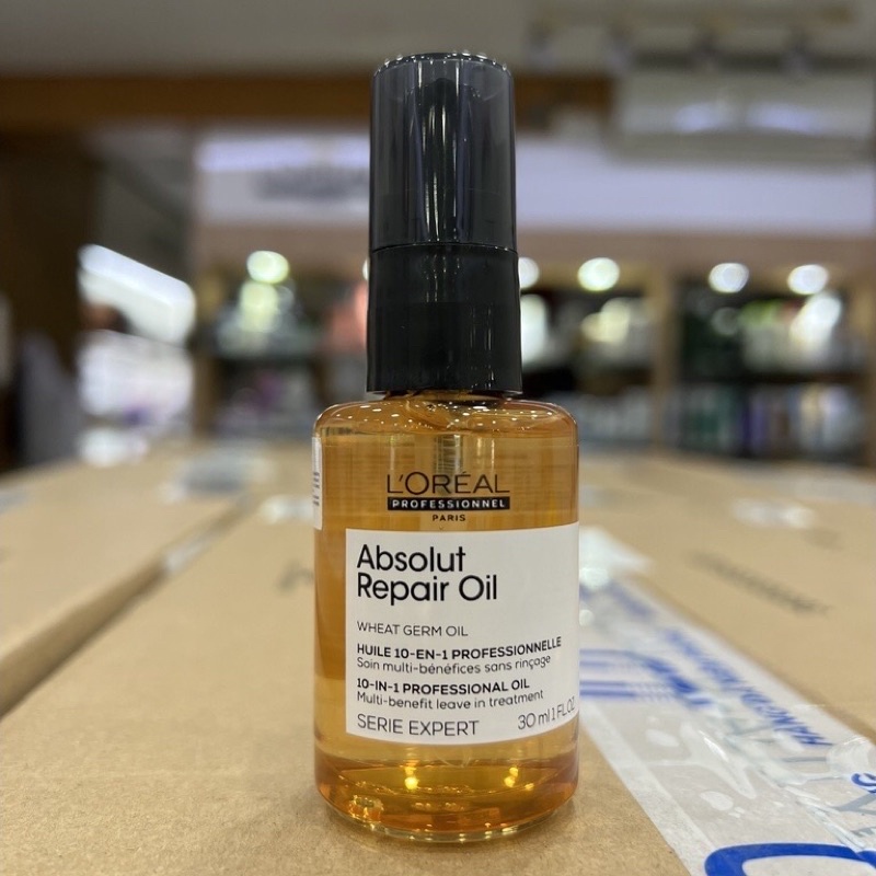 Tinh dầu dưỡng tóc siêu mềm mượt L'oreal Absolut Repair OIL cao cấp NEW 90ml (MẪU MỚI)