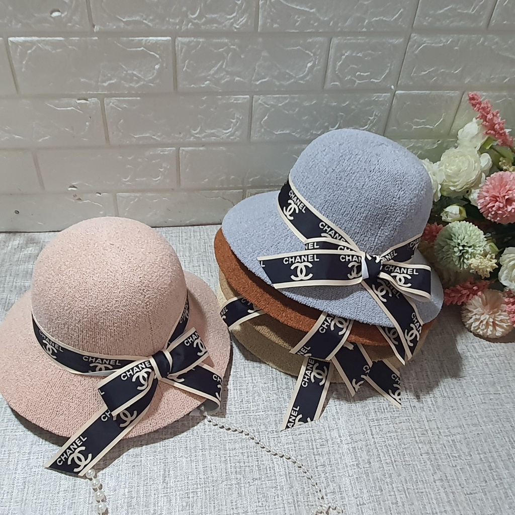 Nón đi biển đi chơi vành nhỏ thắt nơ xinh