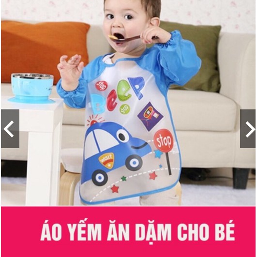 Áo Yếm Ăn Dặm Chống Thấm Cho Bé Yêu