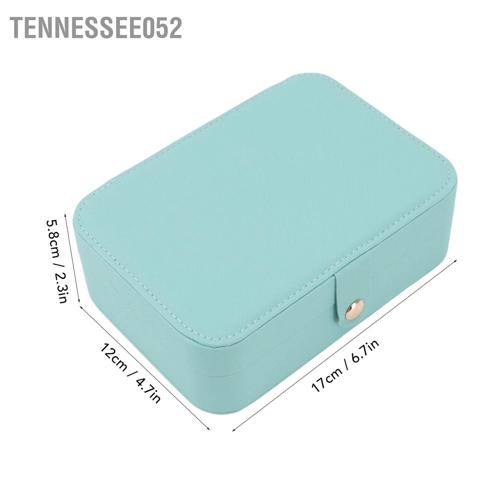 Tennessee052 Hộp đựng đồ trang sức du lịch trí nhỏ cầm tay cho nhẫn bông tai