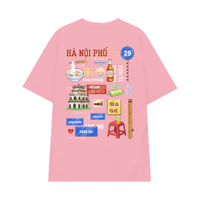 Áo Thun Nam Cổ Tròn Hà Nội Phố Mẫu Mới Chất Cotton 2s Clothing Áo Phông Nam Hot Trend 36 Phố Phường Dáng Unisex TV5065 | BigBuy360 - bigbuy360.vn